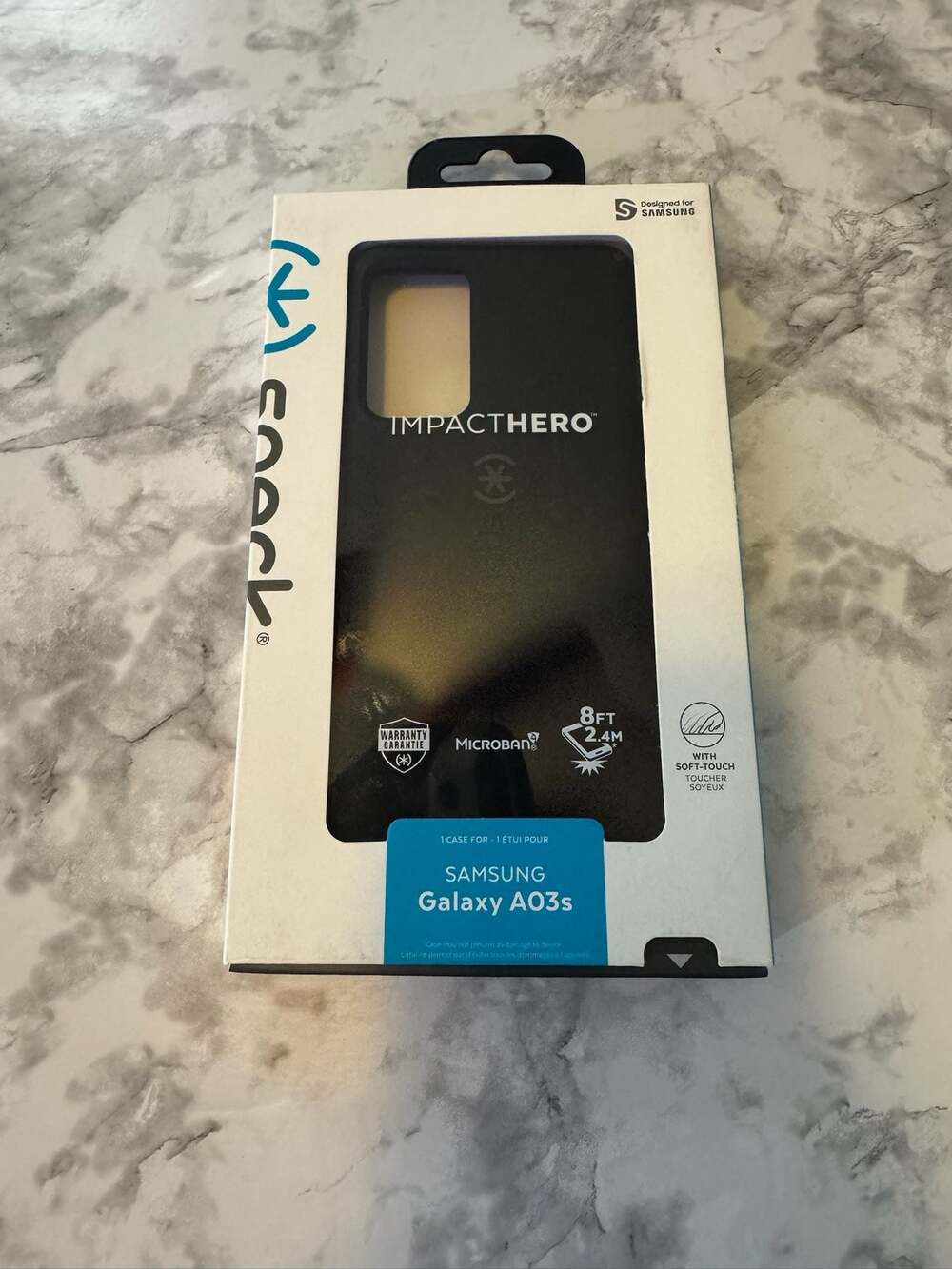 Speck ImpactHero Case for Samsung Galaxy A03s - Black